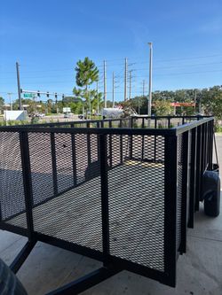 7x14ft 4ft sides  utility trailer