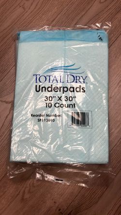 Underpads 30x30 10 counts