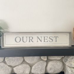 “Our Nest” Wall Decor