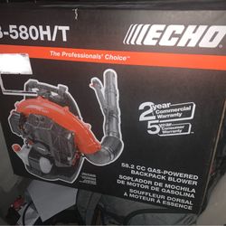 Echo Back pack Leaf Blower 216mph 58.2cc New Never used