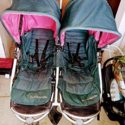 Girls Double Stroller 