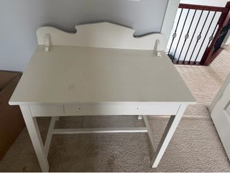 White Study Desk - $15