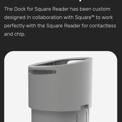 Square Reader. 2nd generation with Bosstab Dock.