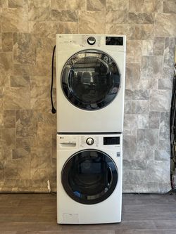 LG set electric laundry