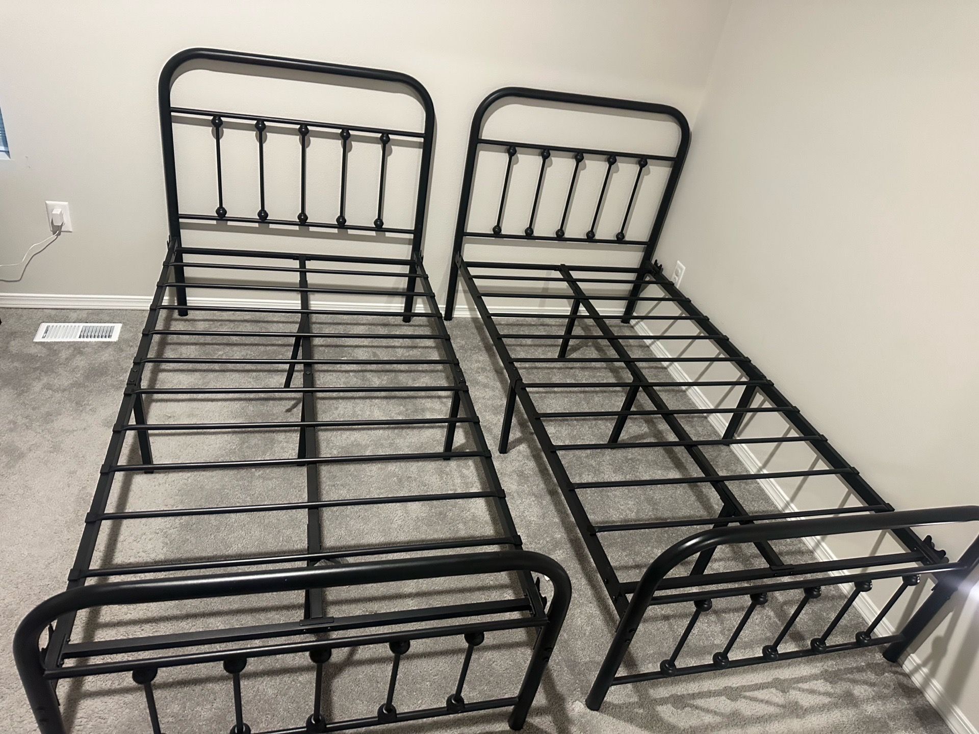 Twin metal bed frame 2 available