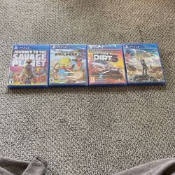 Lot Of Four Brand New Sealed Ps4 Games