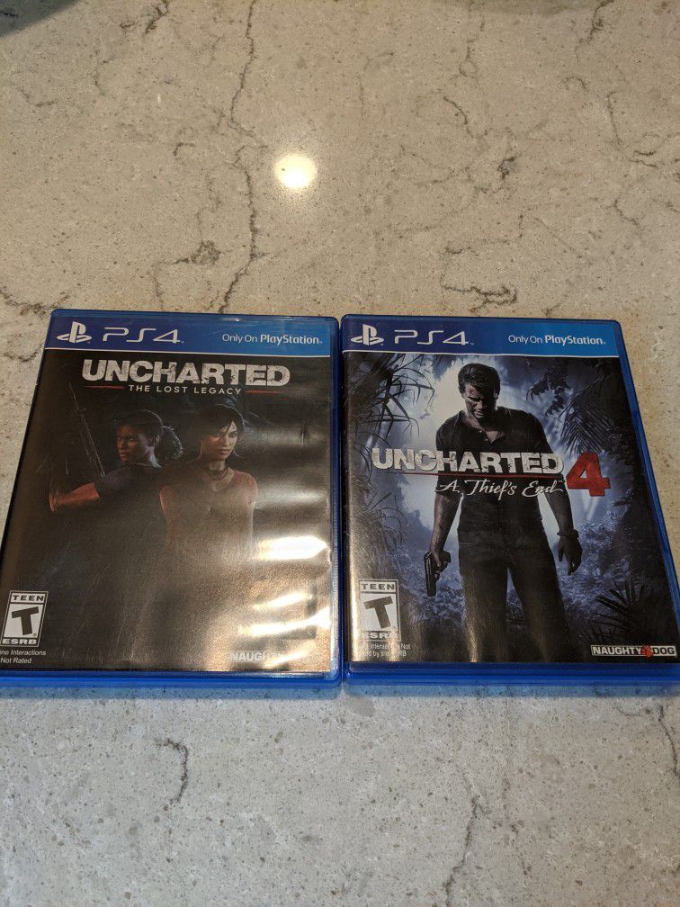 Uncharted 4 And Uncharted lost Legacy