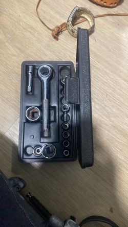 Not complete Compact Socket and Ratchet Tool Set