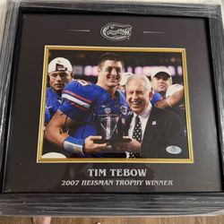 Tim Tebow Signed And Authenticated Heisman Trophy Year