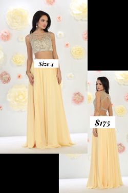 New With Tags Two Piece Formal Gown $175