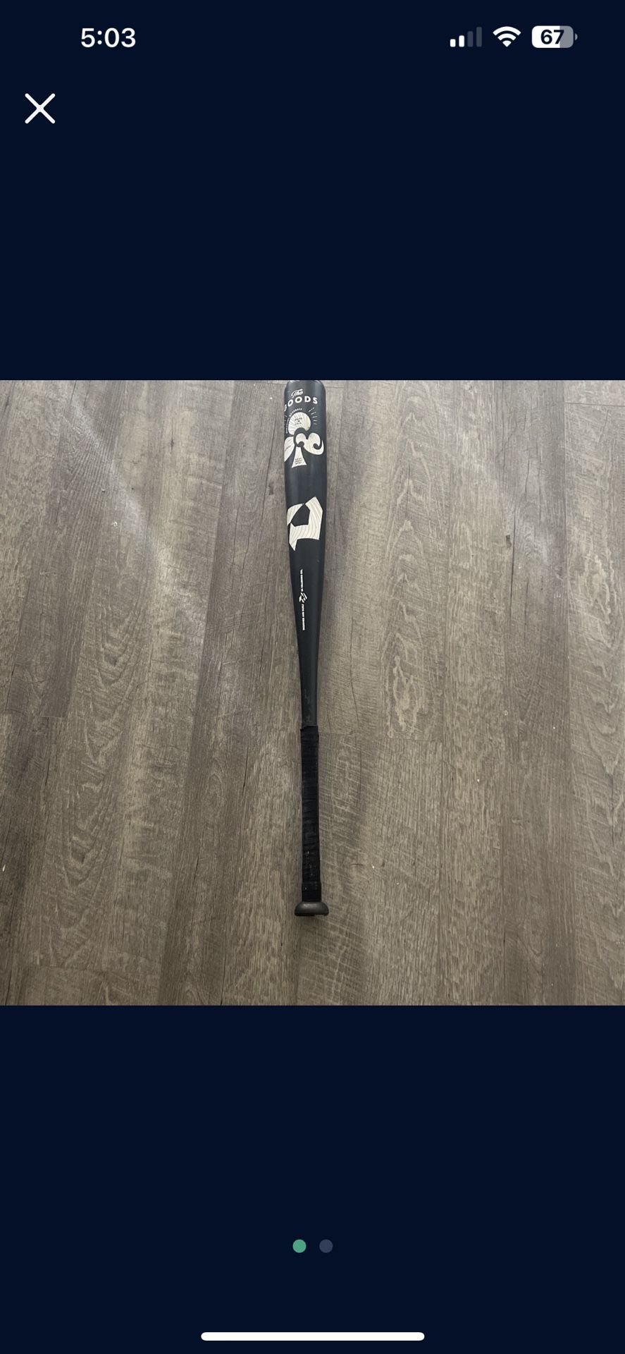 2022 the goods (-3) bbcor baseball bat one piece 32 in