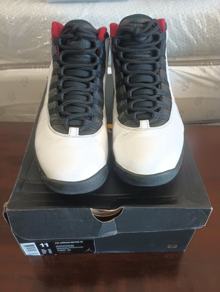 Nike Air Jordan 10 Retro 45 Double Nickel Sneakers Shoes Men's Size 11