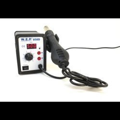 WEP 858D Hot Air Rework Soldering Station w/Temperature Control Adjustable Air 