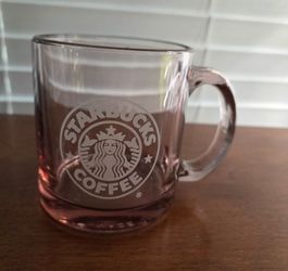 Starbucks Coffee Clear Glass Mug