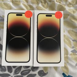 iPhone 14 Promax Gold Brand New Never used(Verizon)