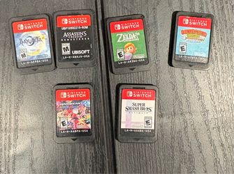 Nintendo Switch Game Cartridges Lot of 6 ( can negotiate)