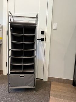 Shoes organizer  60”H17”W 13”D