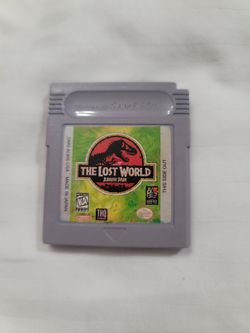The Lost World Jurassic Park Game Boy Cartridge