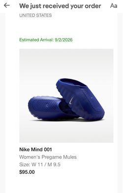 Nike Mind 001 Old Royal DS size 11W/9.5M