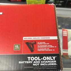 Milwaukee Nail Gun Tool Only Battery And Charger Not Included