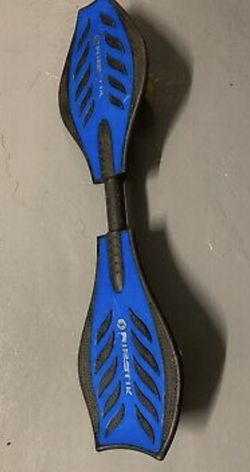 Rip stick caster board blue and black