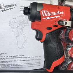 Milwaukee M12 Fuel 1/4” Hex Impact Driver. Tool Only. Model #3453-20
