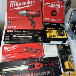 Milwaukee Tools All Brand New 