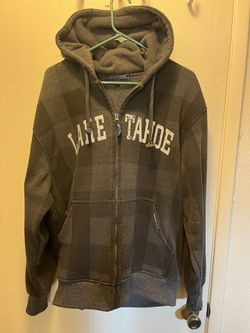 Lake Tahoe Zip Up Hoodie.  Size Large