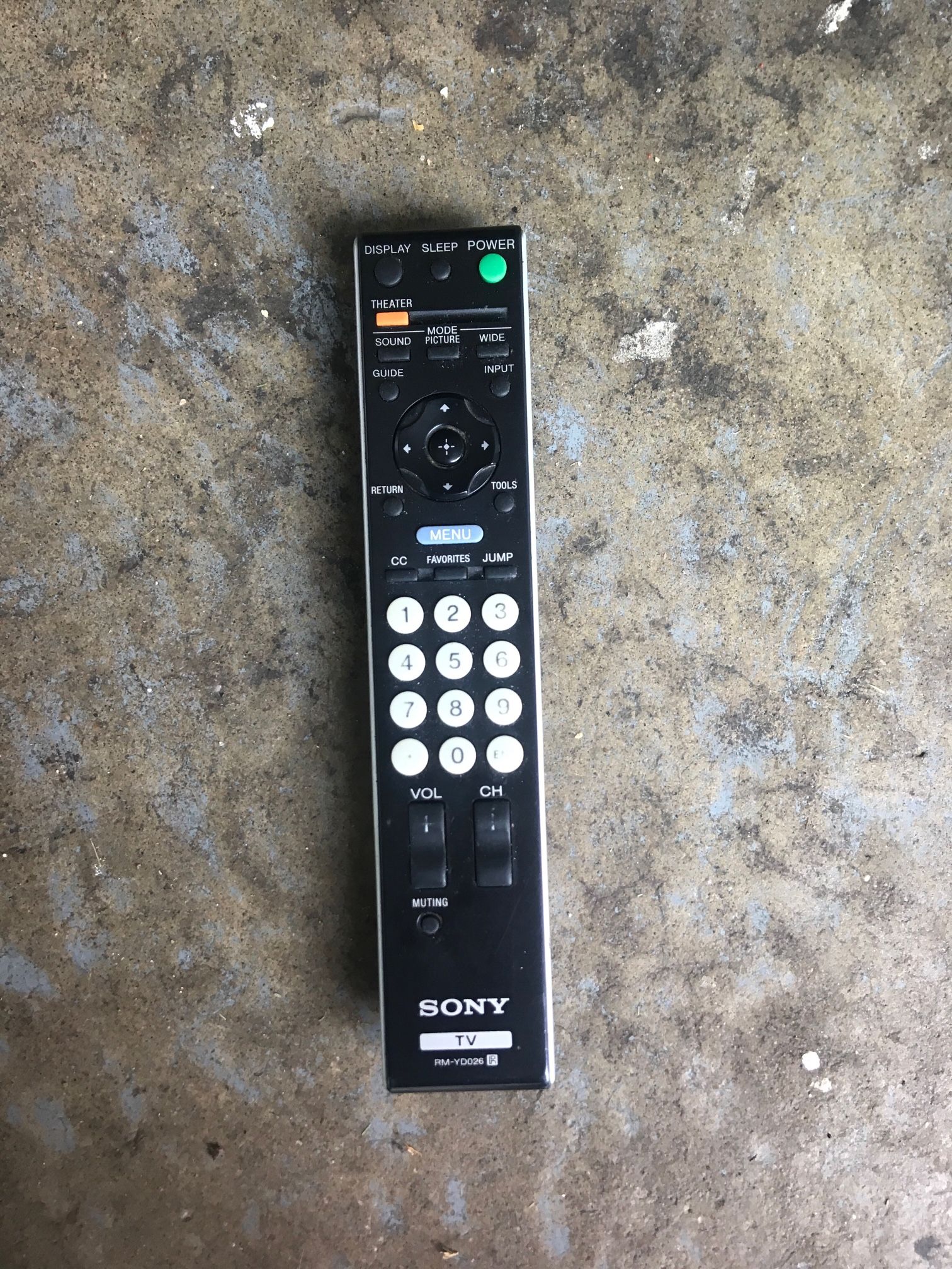Genuine Sony Remote