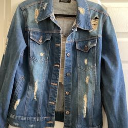 Mens Blue Age Denim Jacket 