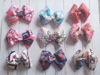 Back to school haur bows