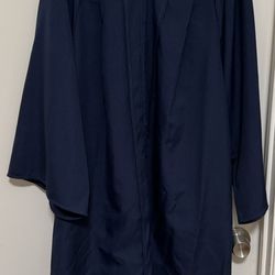Navy blue Graduation Gown For Mhs