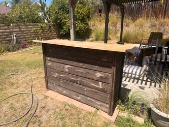 Wooden bar