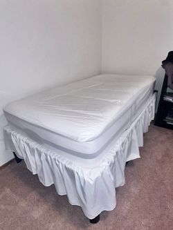 Twin Mattress and Bed Frame