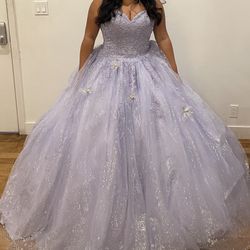 Lavender Quinceanera Dress