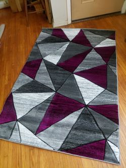 New Platinum Glory 4x6 Area Rug