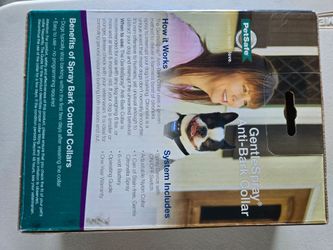 DOG COLLAR -ANTIBARK GENTLE SPRAY PET SAFE