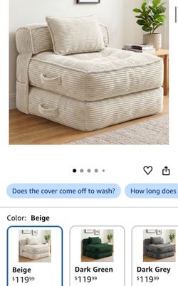 Folding sofa bed