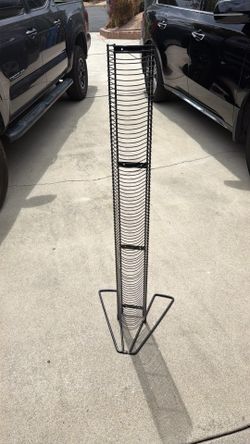 Solid metal CD holder - 48” Tall