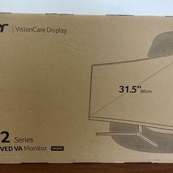 Acer 31.5” WQHD Curved Gaming Monitor