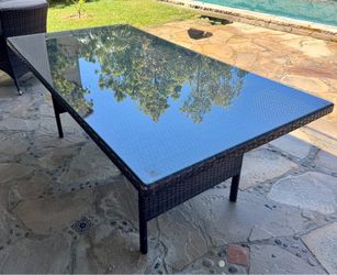 79” x 39” Glass Table Top
