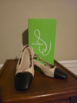 Sam Edelman Two-Tone Slingback Flats, Size 5.5