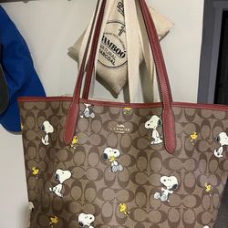Coach City Tote In Signature Canvas With Halloween Print