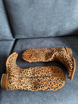 Ariat Leopard Print Cowboy Boots