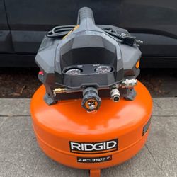 RIDGID 6 Gal. Portable Electric Pancake Air Compressor