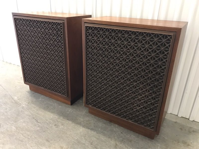 Vintage Rectilinear Research III Lowboy Speakers