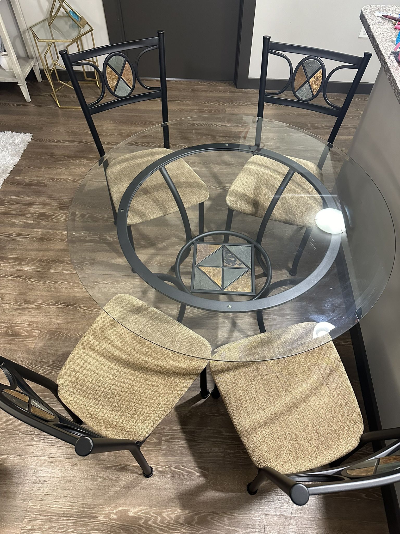 Glass Dining Table 