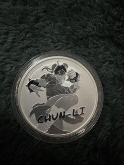 1oz Silver Chun-li Coin
