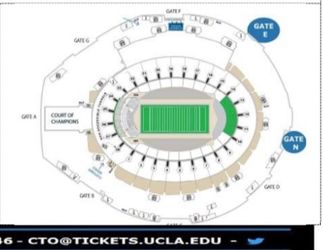 Currently Selling 3 UCLA Football Tickets for Sept. 12, 2026 (See Description)