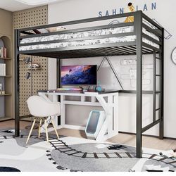 Twin Loft Bed + CoolGel Mattress